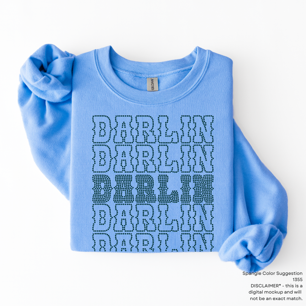 READY TO SHIP // Darlin' SPANGLE TRANSFER c. 1355