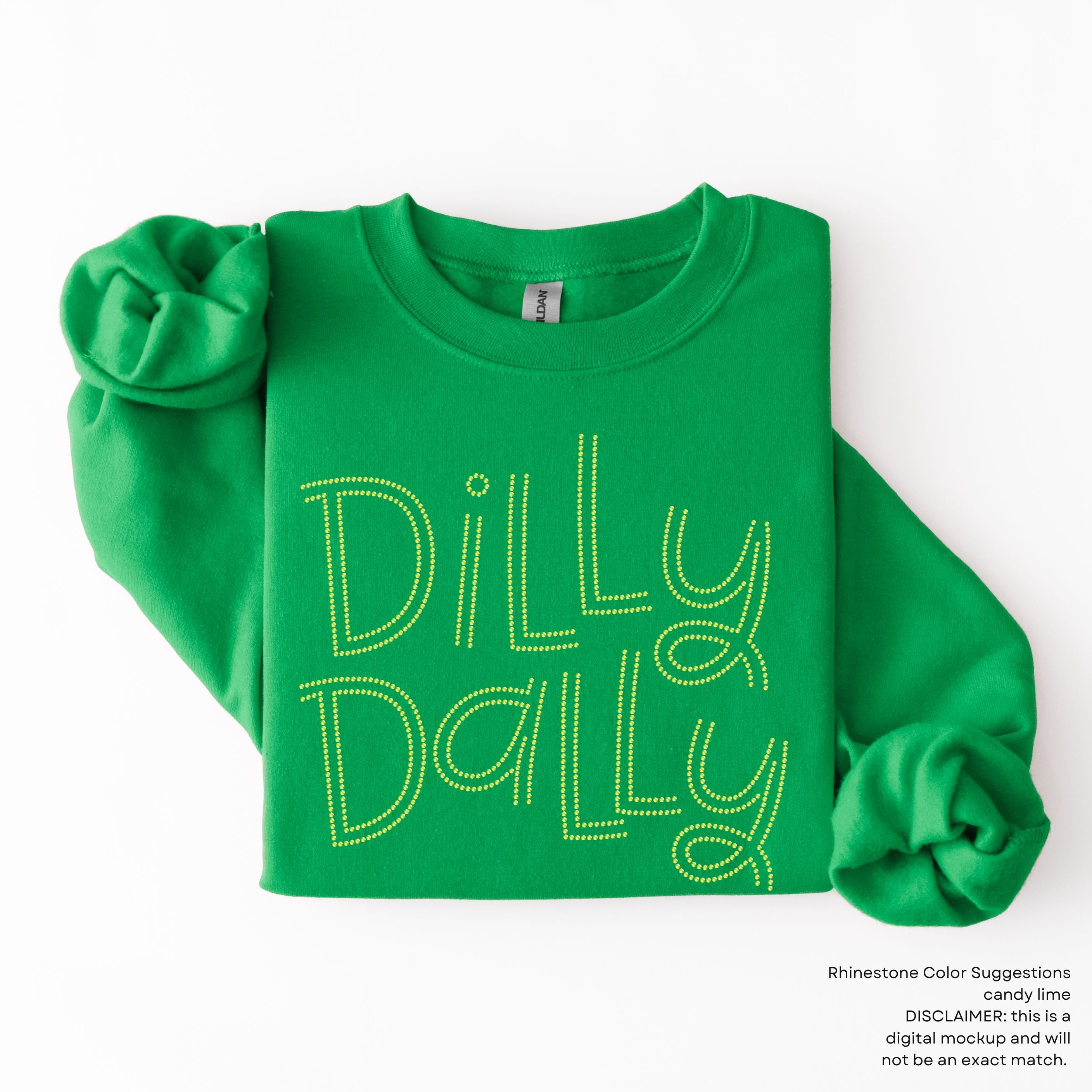 Dilly Dally RHINESTONE TRANSFER