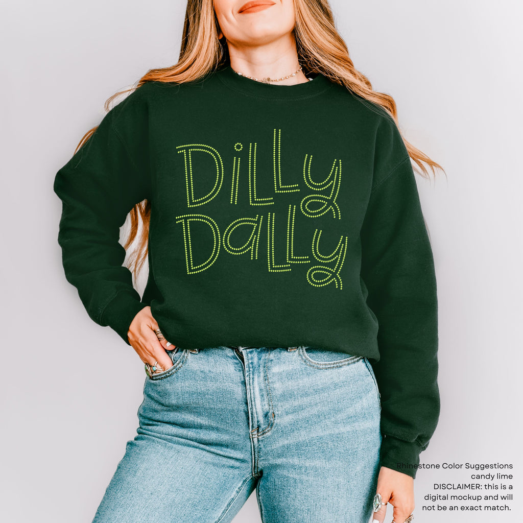 Dilly Dally RHINESTONE TRANSFER