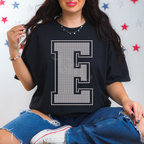 Custom SPANGLE Text SPANGLE Transfer - 11.5" BIG Letters- One Color