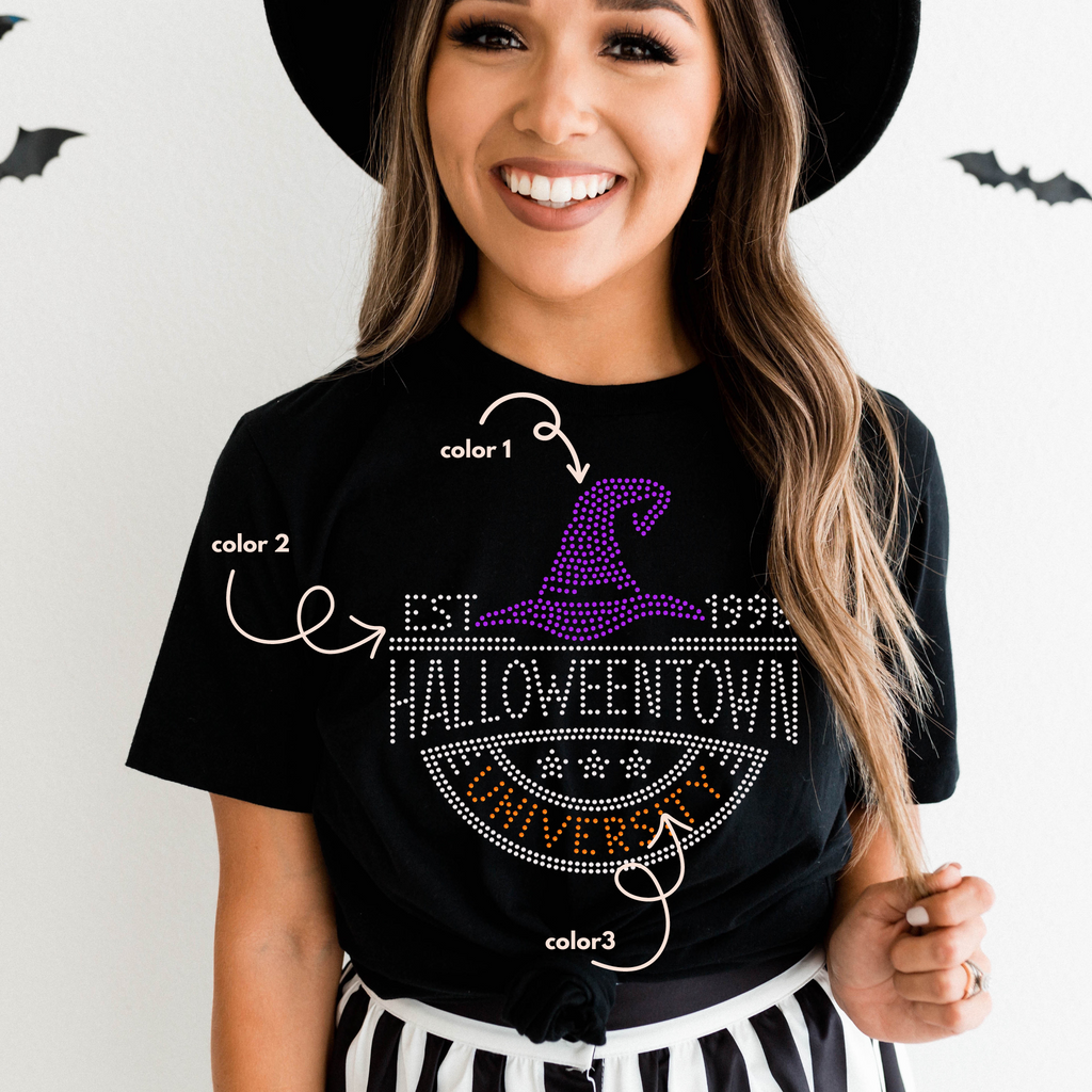 Halloween Town University SPANGLES TRANSFER