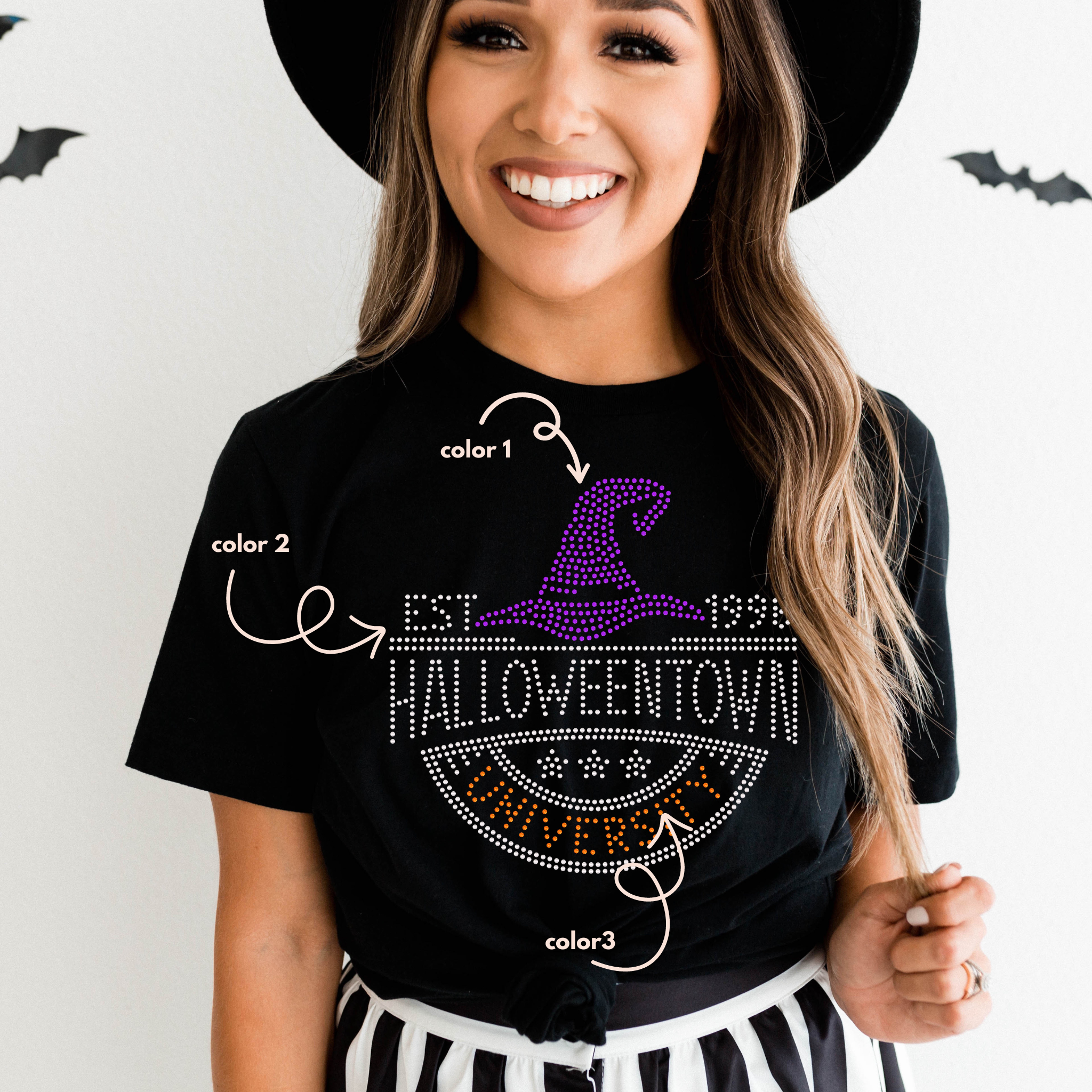 Halloween Town University SPANGLES TRANSFER