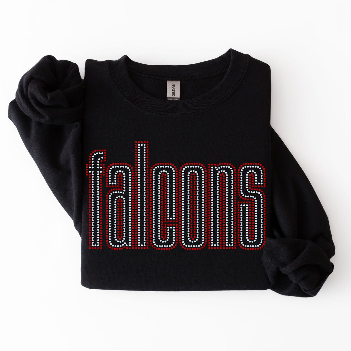 Falcons Double Outline SPANGLES TRANSFER