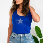 Star SHEET OF FOUR RHINESTONE TRANSFERS