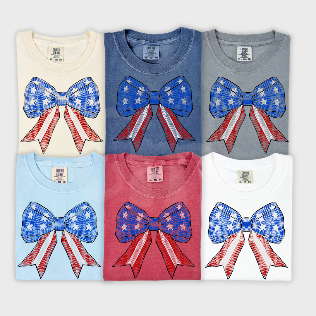 Flag Bow SPANGLE TRANSFER