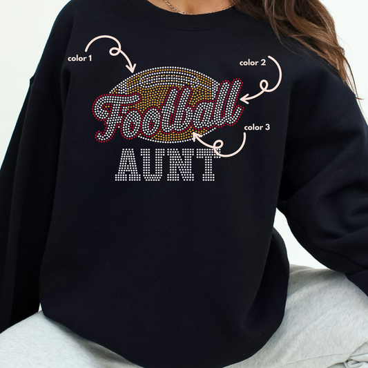 Football Aunt SPANGLES TRANSFER