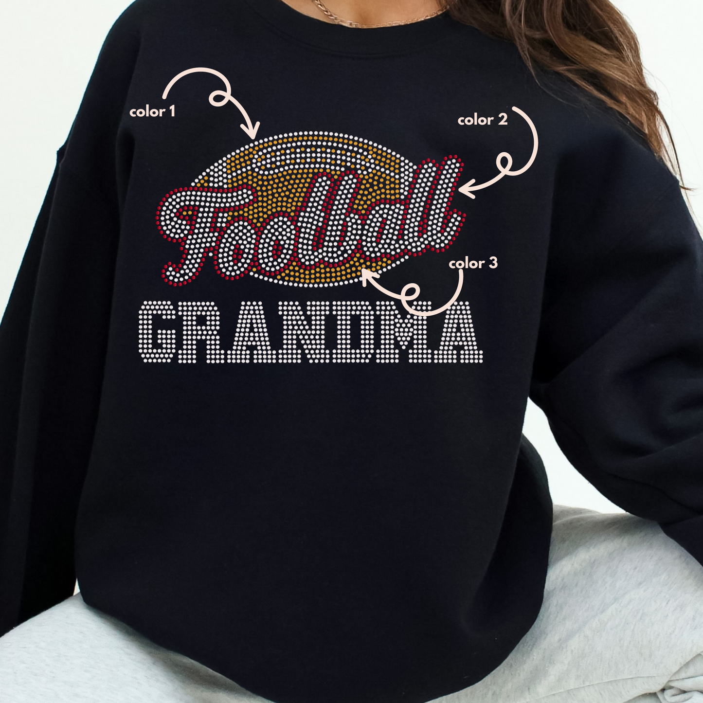 Football Grandma SPANGLES TRANSFER