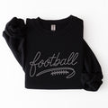 READY TO SHIP // Football Script with Swoosh SPANGLE TRANSFER c. 101 silver holo