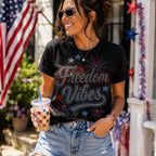Freedom Vibes RHINESTONE TRANSFER