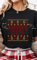 Kansas City Christmas Sweater SPANGLES TRANSFER