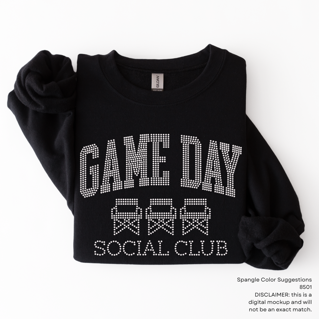 READY TO SHIP // Game Day Social Club SPANGLE TRANSFER c. 8501