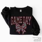 Game Day Baseball Bow SPANGLES TRANSFER