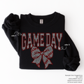 Game Day Baseball Bow SPANGLES TRANSFER