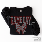 Game Day Baseball Bow SPANGLES TRANSFER