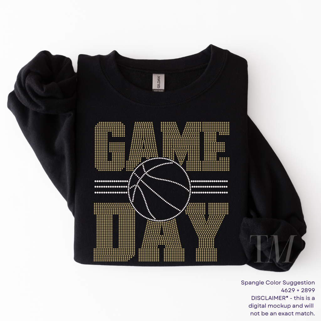 Game Day Basketball SPANGLE TRANSFER