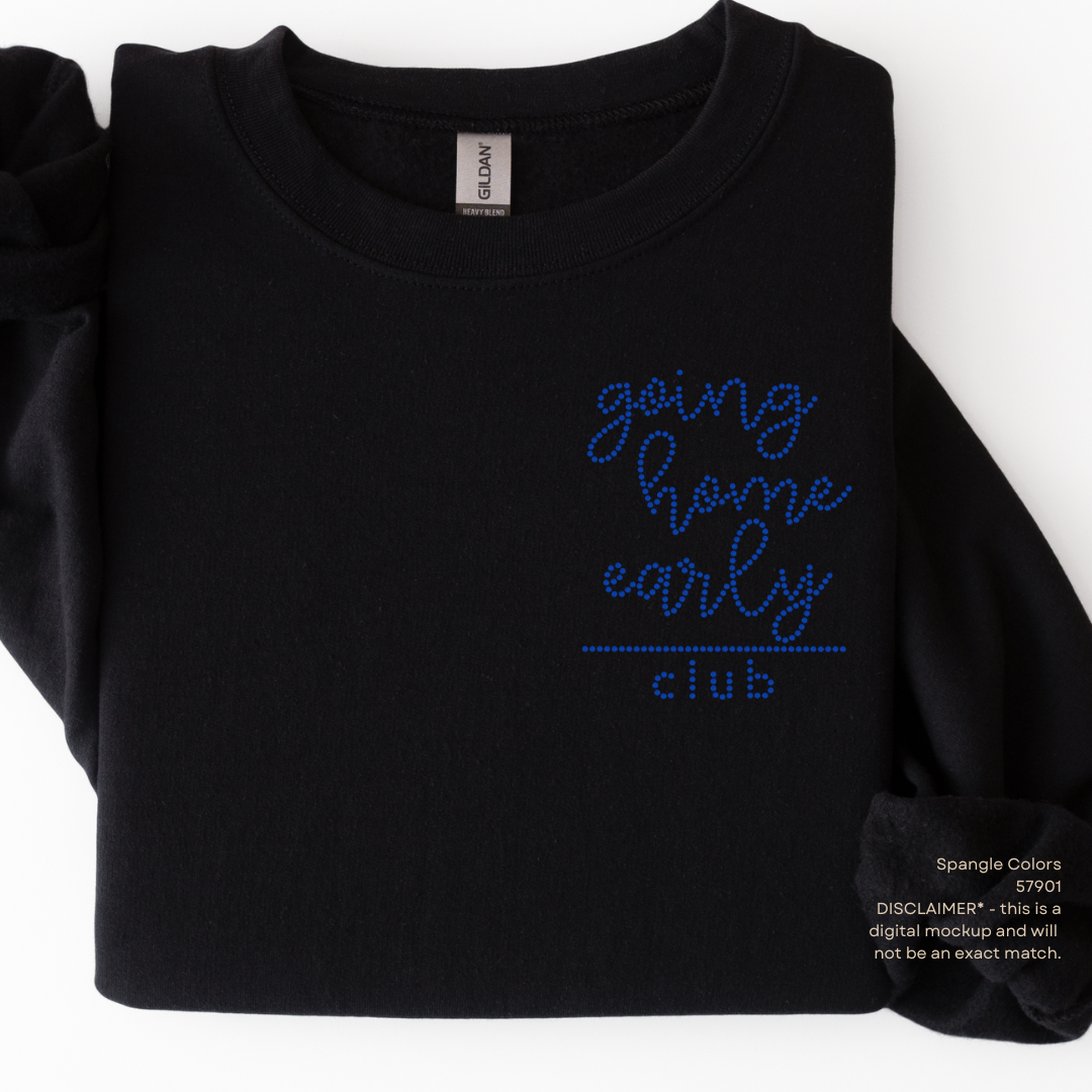 READY TO SHIP // Going Home Early Club POCKET SPANGLE TRANSFER c. 59701