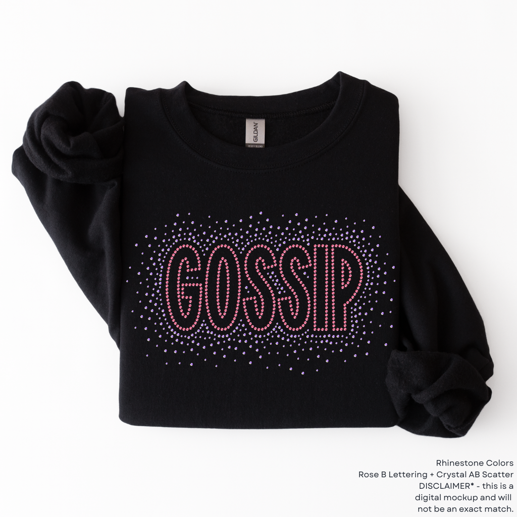 Gossip Scatter RHINESTONE TRANSFER