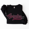 Grizzlies Retro Font SPANGLES TRANSFER