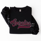 Grizzlies Retro Font SPANGLES TRANSFER