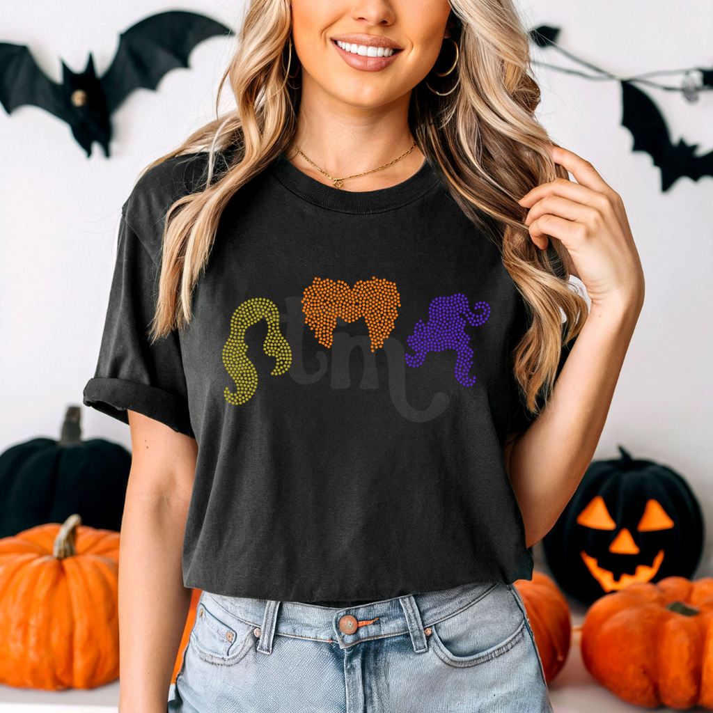 Hair Silhouettes SPANGLES TRANSFER