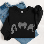 Hair Silhouettes RHINESTONE TRANSFER