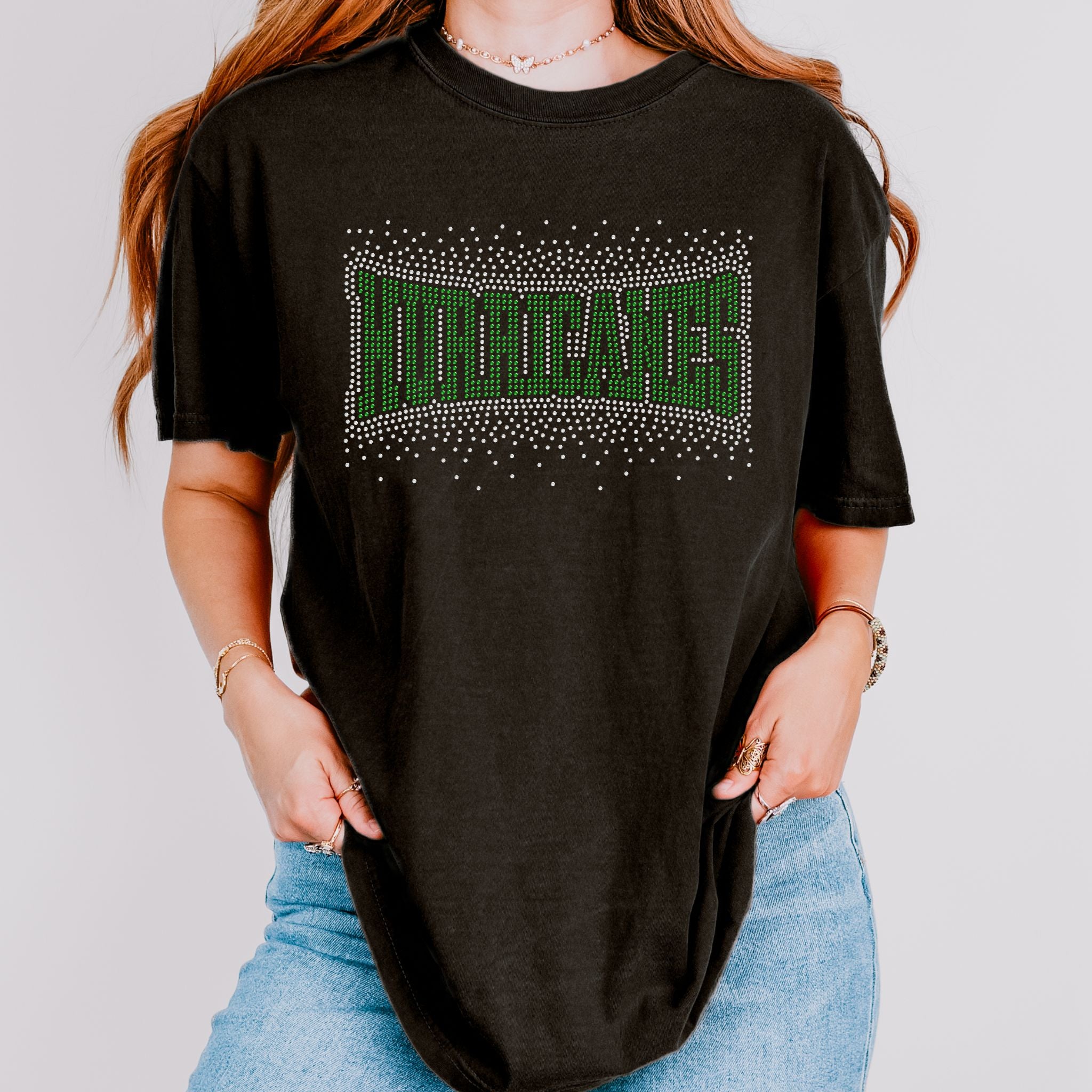 Hurricanes Arched Scatter RHINESTONE TRANSFER