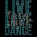 Live Love Dance SPANGLES TRANSFER