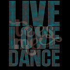 Live Love Dance SPANGLES TRANSFER