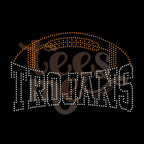 Trojans Football RHINESTONE TRANSFER