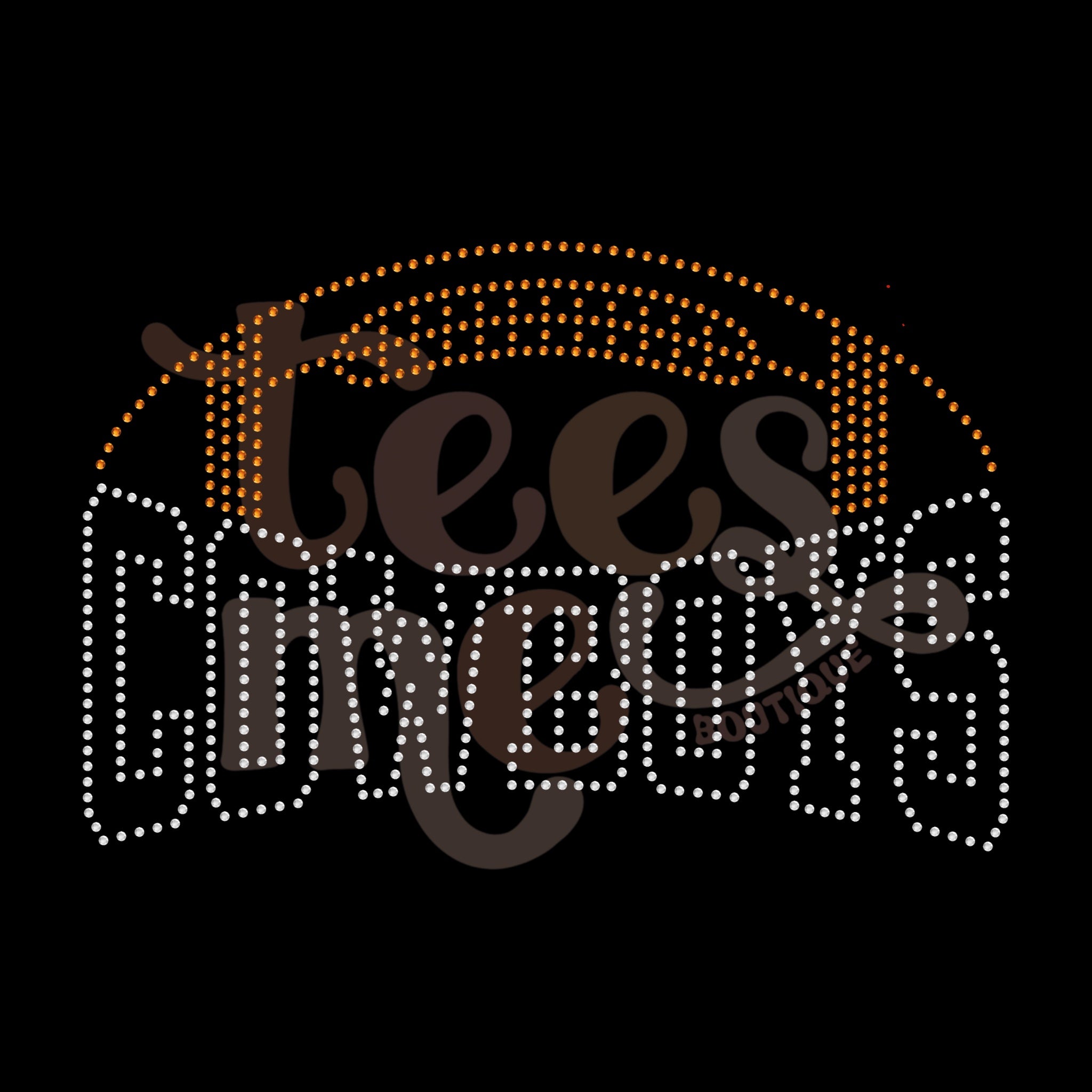 Cowboys Football RHINESTONE TRANSFER