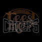 Chiefs Football RHINESTONE TRANSFER