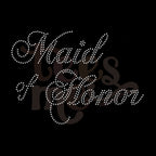 Maid of Honor SS10 RHINESTONE TRANSFER