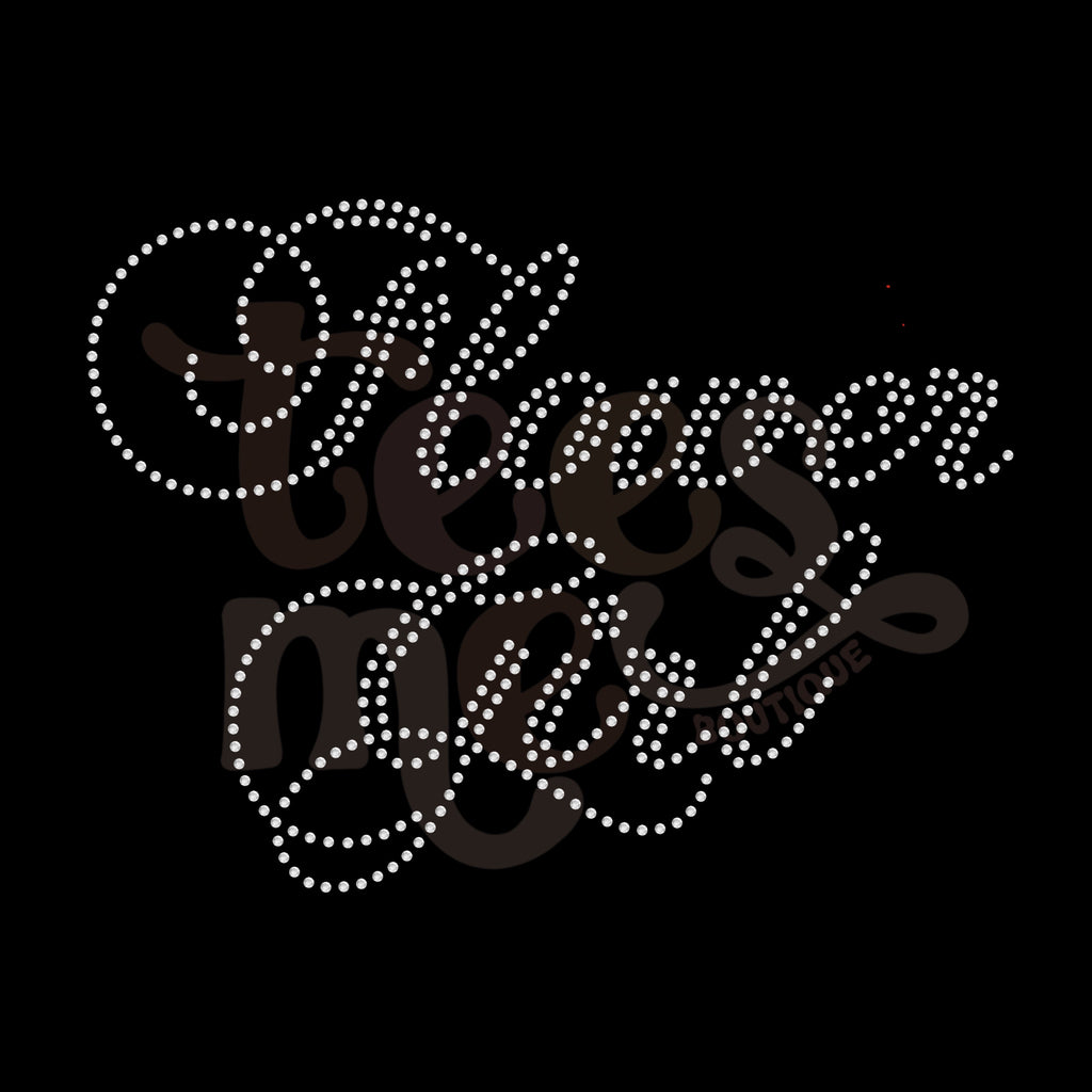 Flower Girl SS10 RHINESTONE TRANSFER