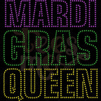 Mardi Gras Queen ss16 RHINESTONE TRANSFER