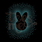 Bunny Scatter RHINESTONE TRANSFER