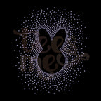 Bunny Scatter RHINESTONE TRANSFER