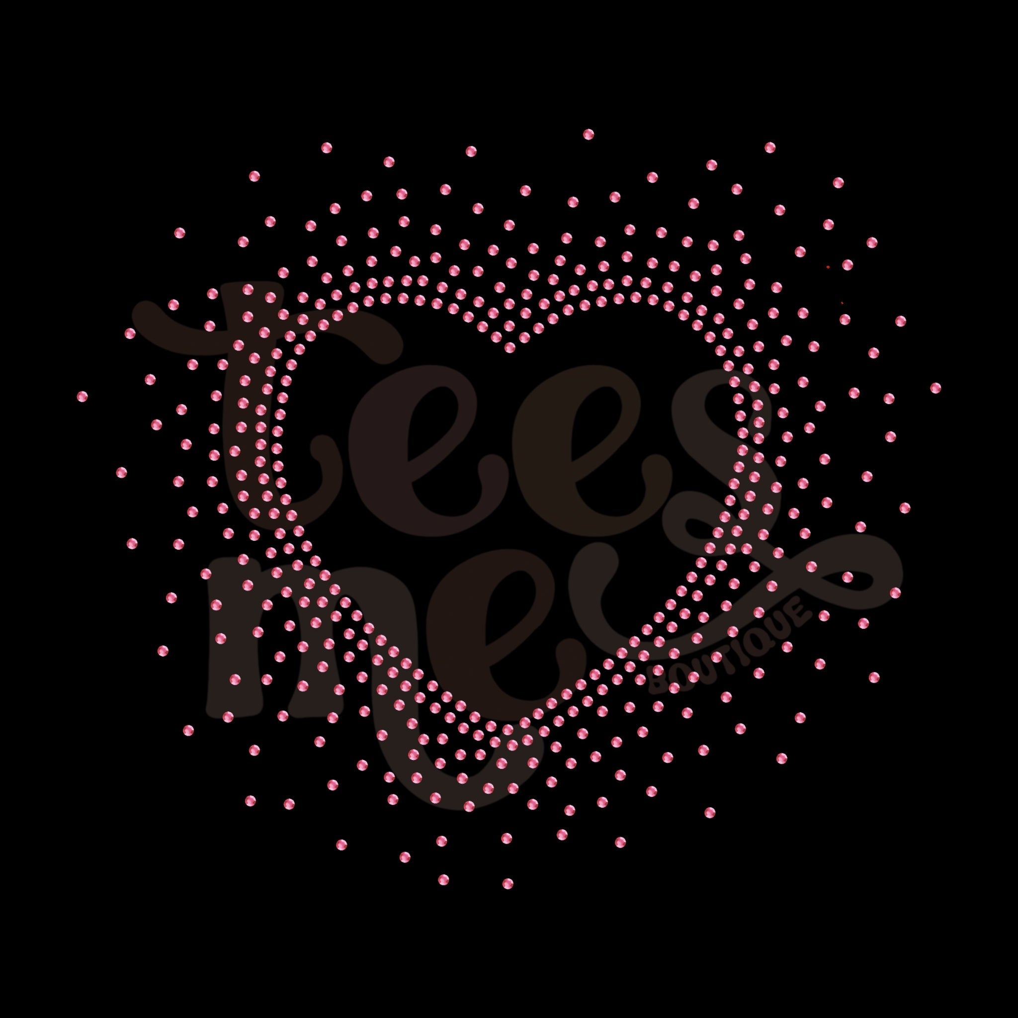 Heart Scatter SPANGLES TRANSFER