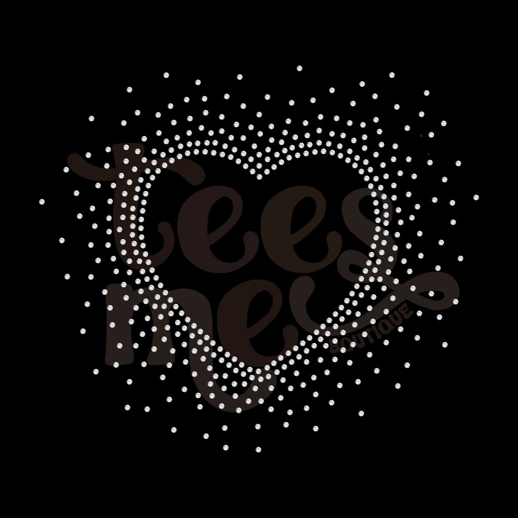 Heart Scatter SPANGLES TRANSFER