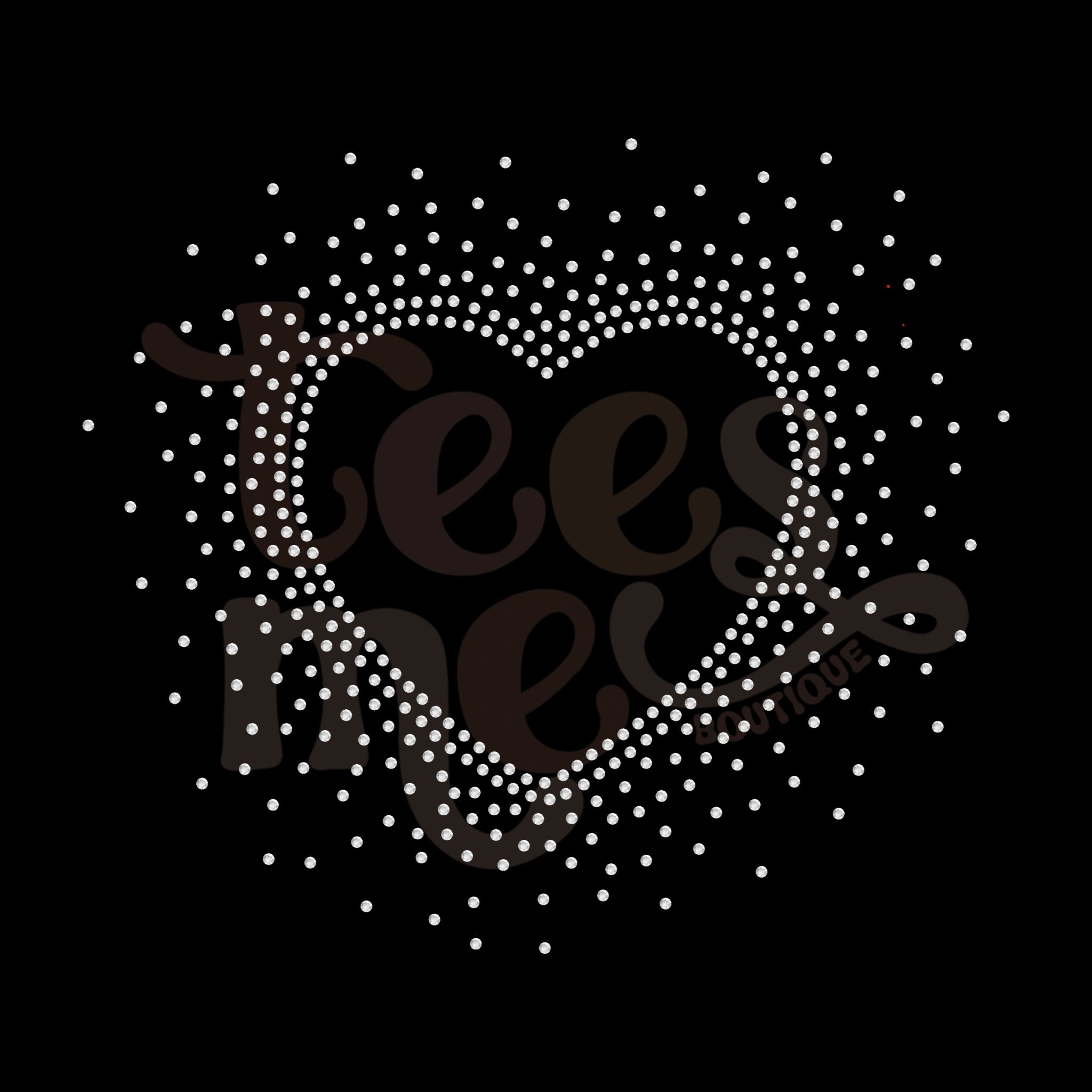 Heart Scatter SPANGLES TRANSFER