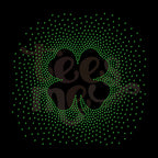 Shamrock Scatter RHINESTONE TRANSFER