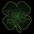 Shamrock Inside Scatter RHINESTONE TRANSFER
