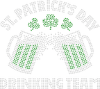 St. Patrick's Day Drinking Team RHINESTONE TRANSFER