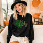 Lucky Shamrock SPANGLES TRANSFER