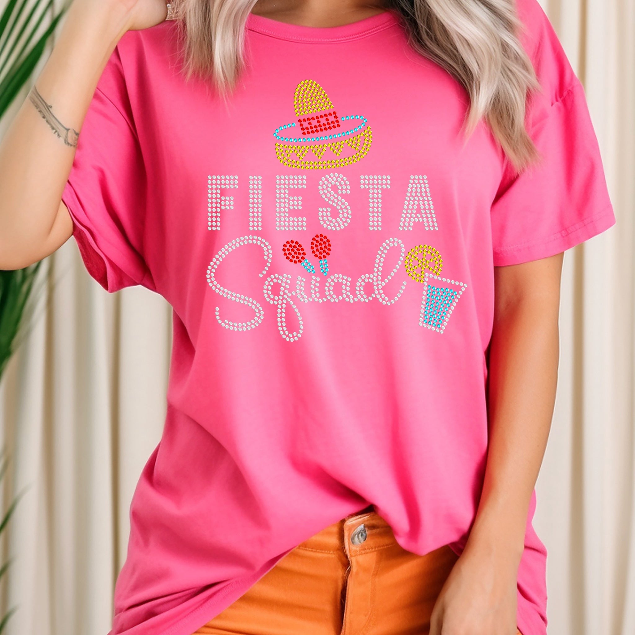 Fiesta Squad SS16 RHINESTONE TRANSFER