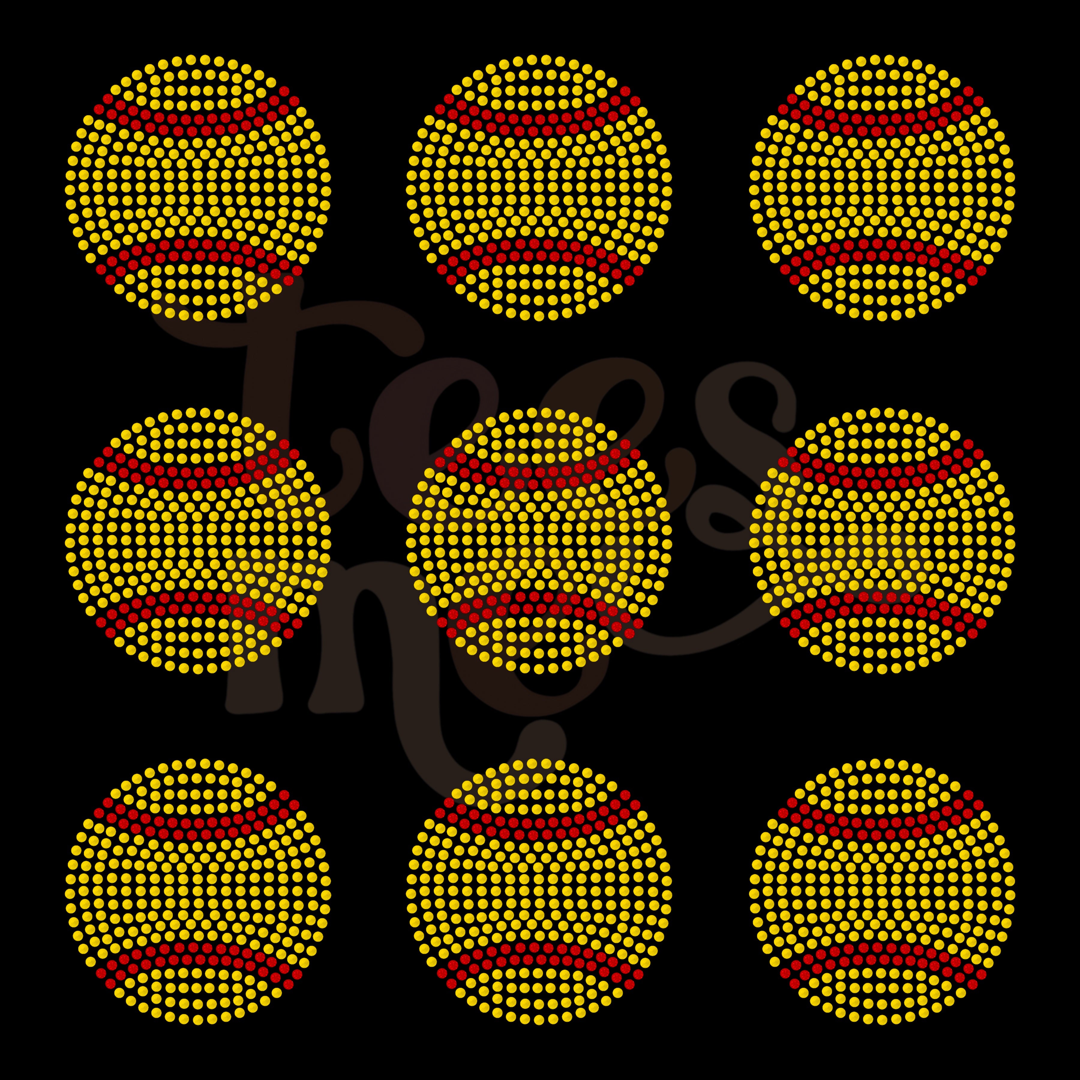 3" Softball Pocket SPANGLE TRANSFER