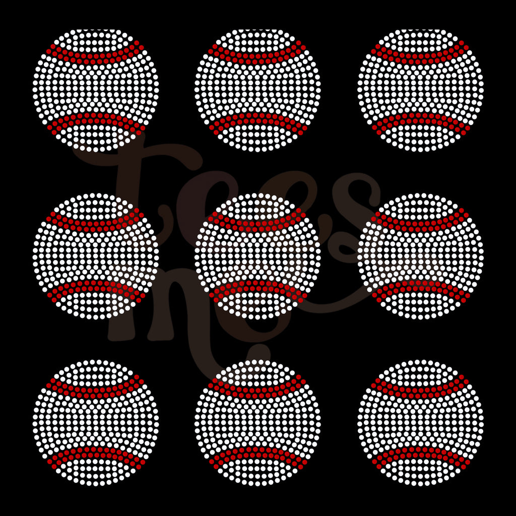 3” Baseball Pocket  SPANGLE TRANSFER