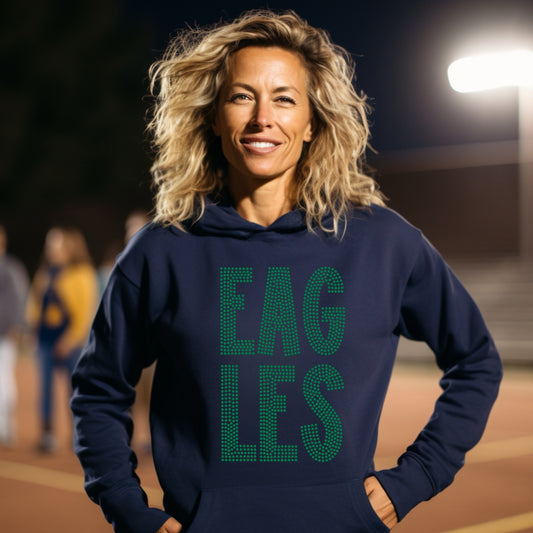 Eagles Font Mascot SPANGLE TRANSFER