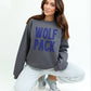 Wolf Pack Font Mascot SPANGLE TRANSFER