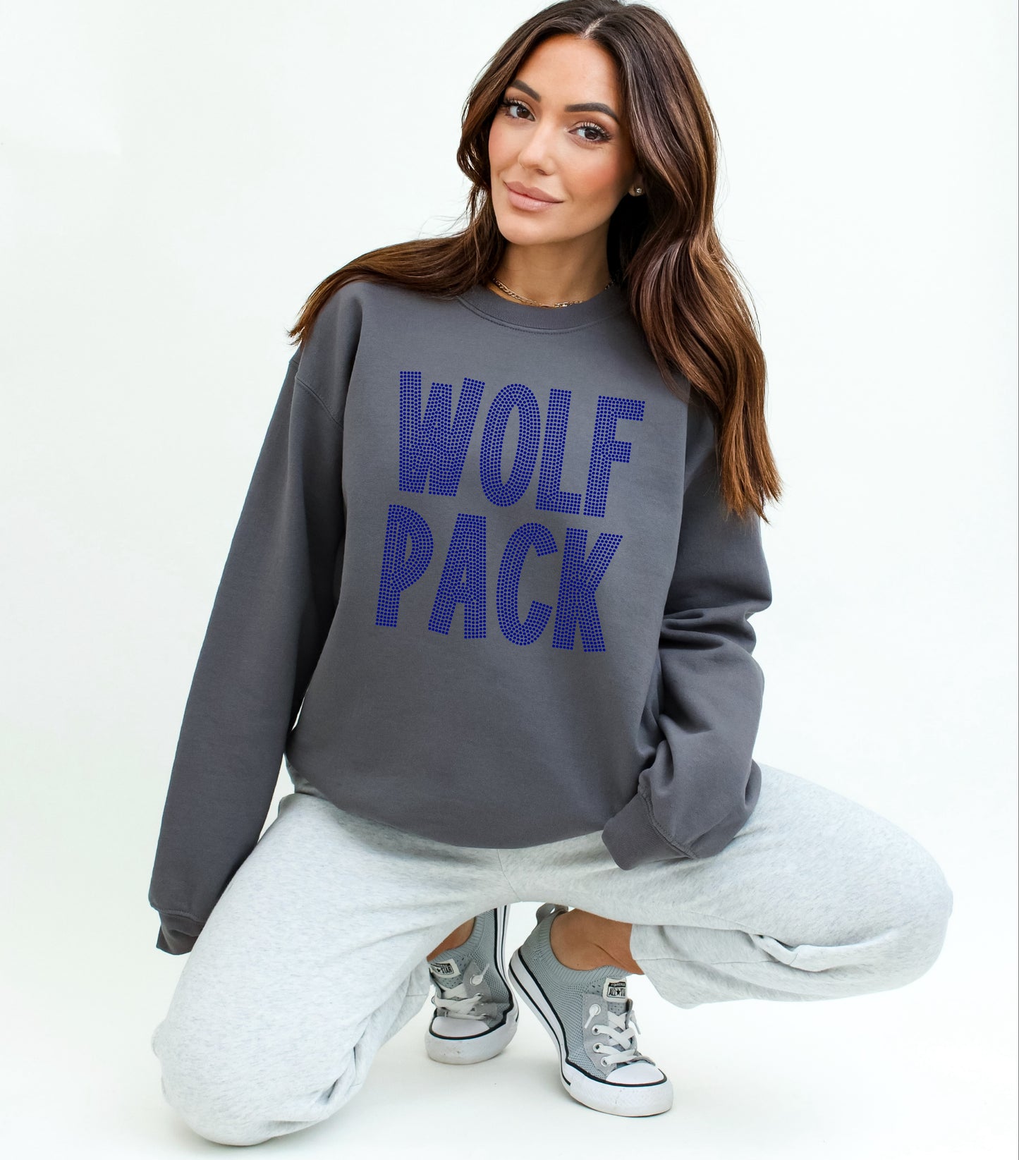 Wolf Pack Font Mascot SPANGLE TRANSFER