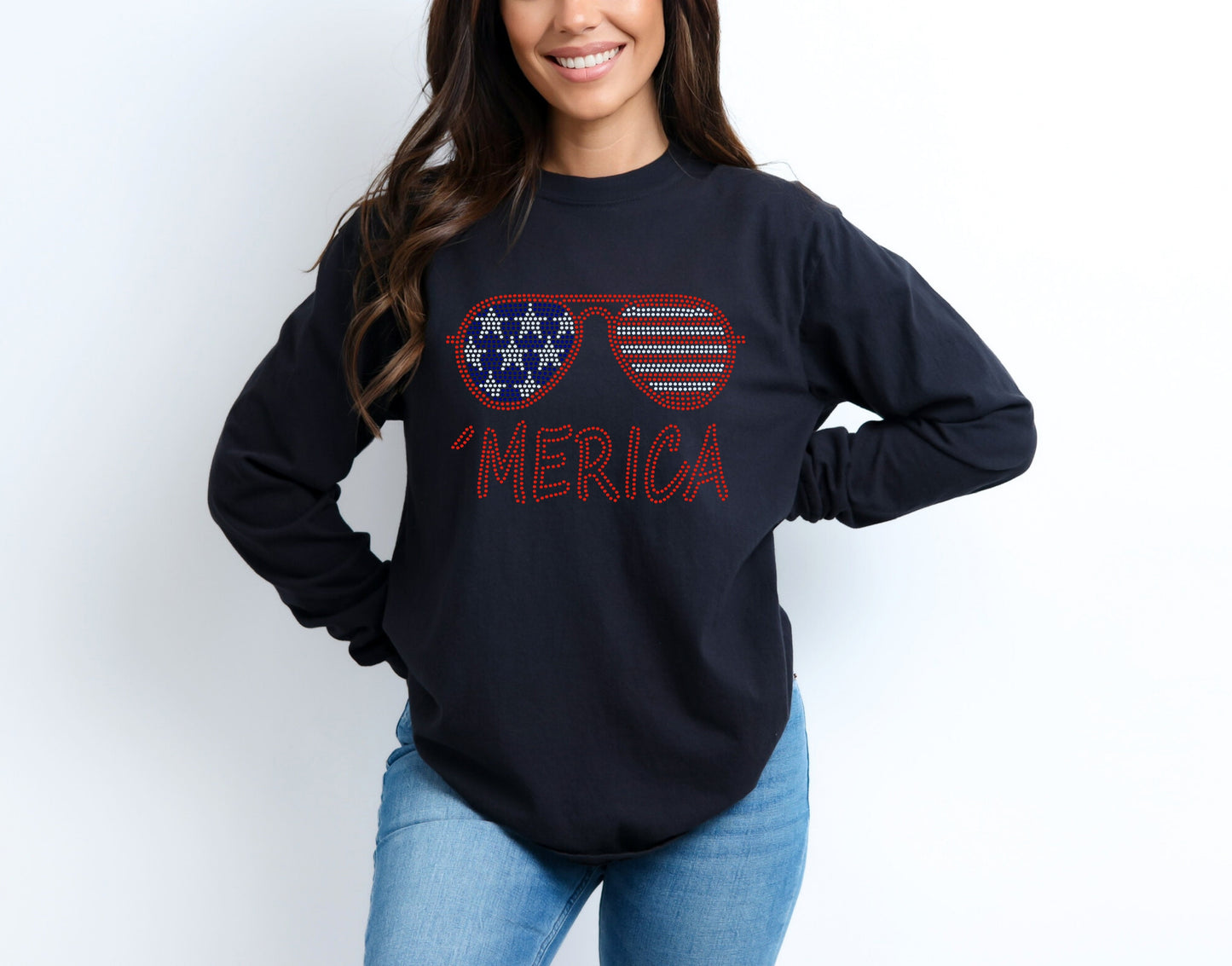 'Merica RHINESTONE TRANSFER